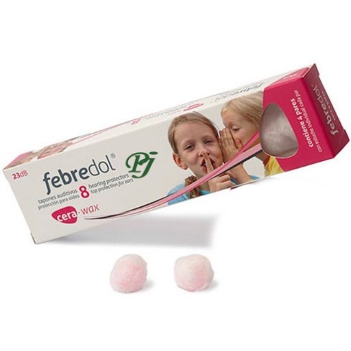 [183482] Tapones Oidos Cera 8 Unidades Febredol