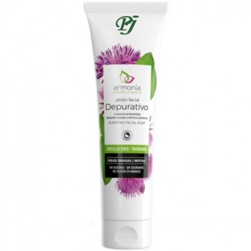 [183489] Jabon Arcilla Gris Bardana 150Ml - Armonia