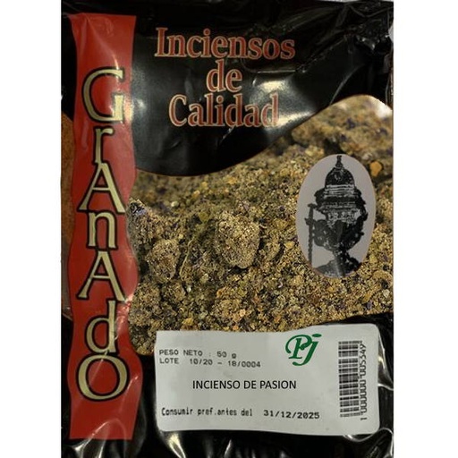 [184515] Incienso De Pasion Bolsa 50 Gr. - Granado y Bencano