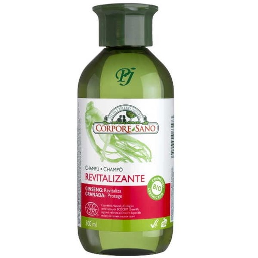 [184863] Champu Ginseng Y Granada Revitalizante Bio 300Ml - Corpore Sano