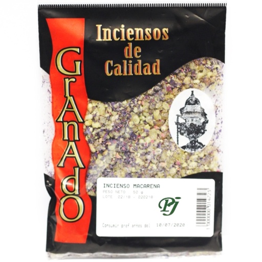 [185641] Incienso Macarena Bolsa 50 Gr. - Granado y Bencano
