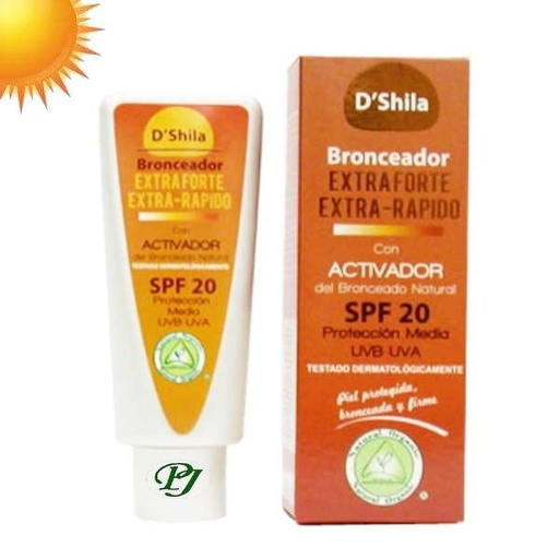 [186350] Solar 20 Bronceador Extraforte 100Ml - Dshila