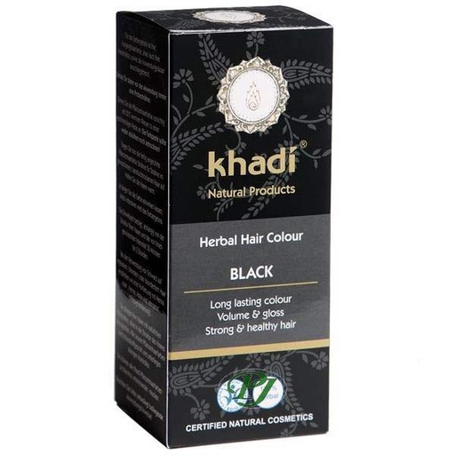 [186507] Henna Negro Pura Eco 100Gr - Khadi