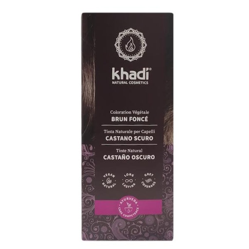 [186623] Henna Castaño Oscuro Pura Eco 100Gr - Khadi