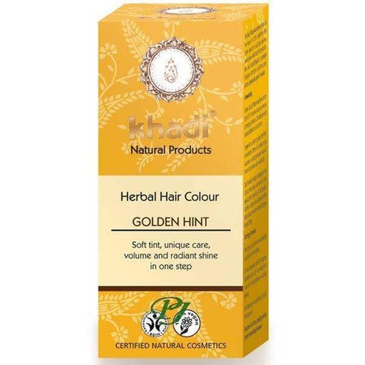 [186820] Henna Rubio Toque Dorado Eco 100Gr - Khadi