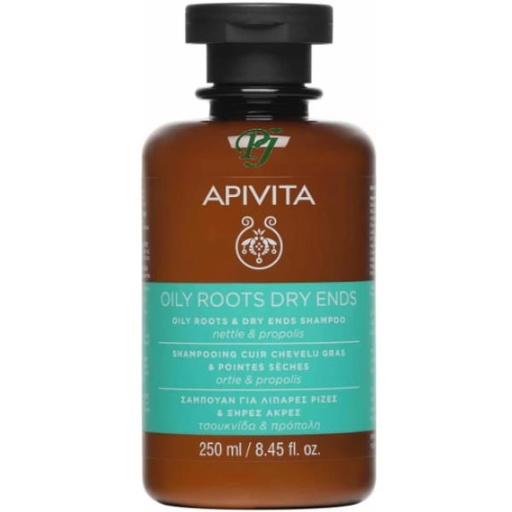 [187082] Champu Para Raices Grasas Y Puntas Secas 250Ml - Apivita
