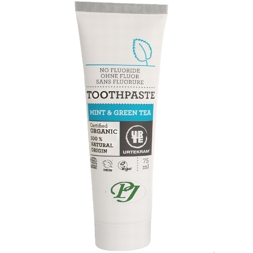 [187093] Dentifrico Menta Te Verde 75 Ml. - Urtekram