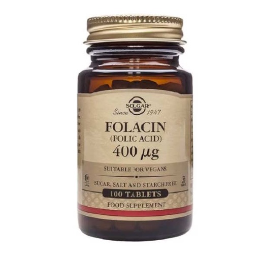 [0501416] Solgar Folato 100 Comprimidos 400Mcg.