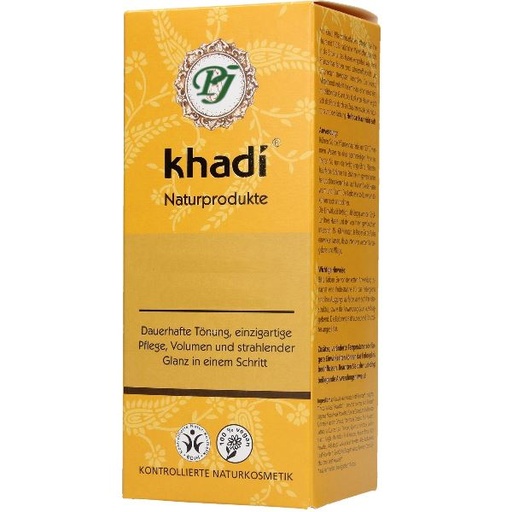 [187566] Henna Rubio Oscuro Ceniza Pura Eco 100Gr - Khadi