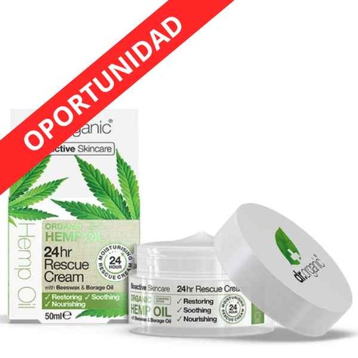 [187569] Dr.Organic Hemp Crema Rescate 50Ml