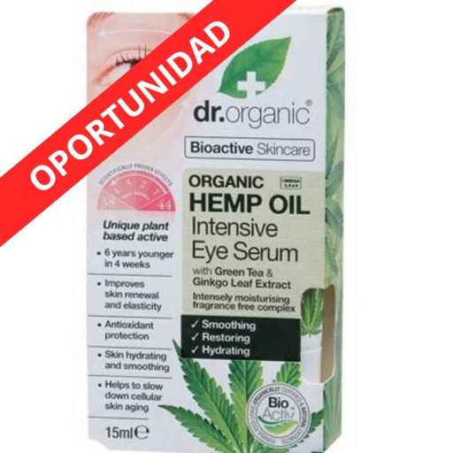 [187573] Dr.Organic Hemp Serum Ojos Intensivo 15Ml