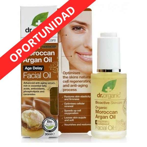 [187627] Dr.Organic Aceite Argan Aceite Facial 30Ml