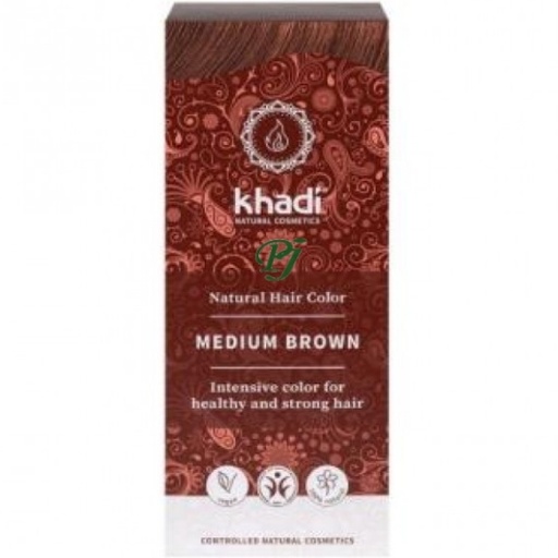 [188025] Henna Castaño Medio Eco 100Gr - Khadi