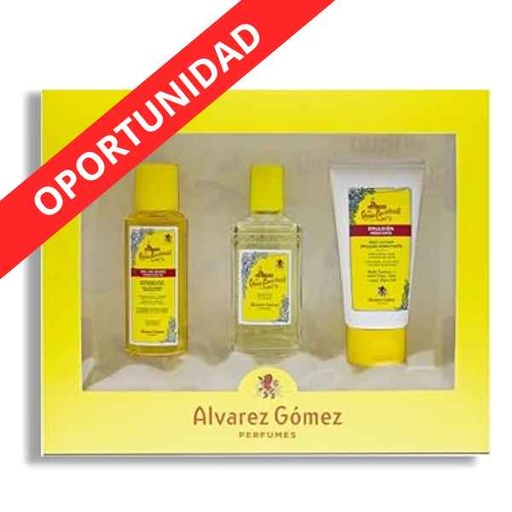 [188142] Caja Estuche Colonia + Gel Baño + Emulsion Hidratante - Alvarez Gomez