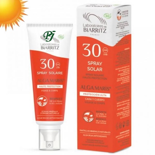 [188276] Spray Solar Spf 30 Cara Y Cuerpo 100 Ml. - Biarritz