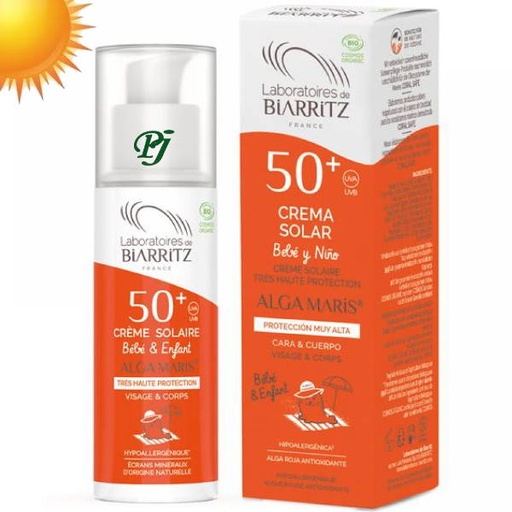 [188281] Crema Solar Bebe Y Niños Spf50 - Biarritz