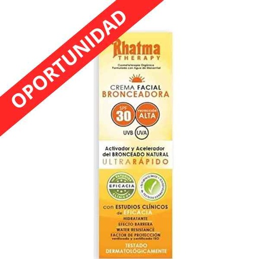 [188374] Crema Facial Bronceadora 30 Spf 60Ml - Rhatma