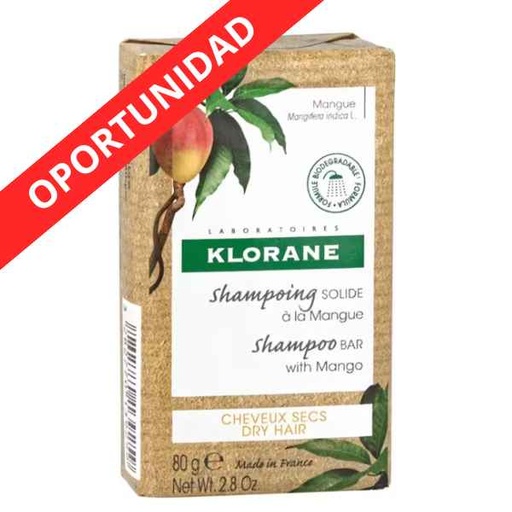 [188425] Champu Solido Mango 80Gr - Klorane