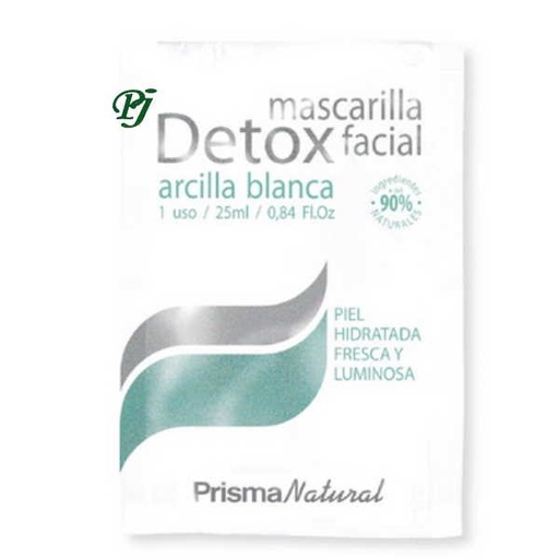 [188474] Mascariila Facial Detox Arcilla Blanca 25Ml - Prisma Natural