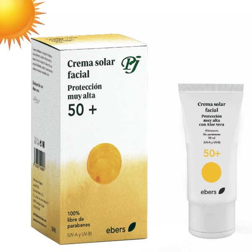 [188553] Crema Solar Facial 50 + Proteccion Muy Alta - Ebers