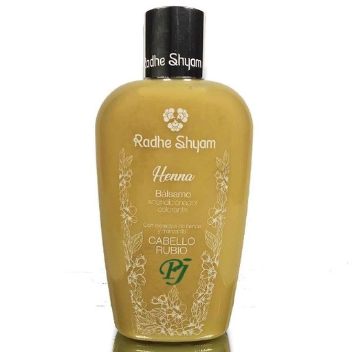 [18886] Balsamo Rubio A La Henna 250Ml - Radhe Shyam