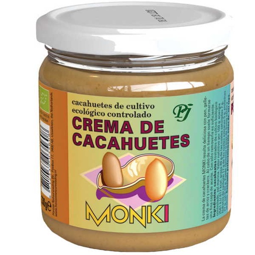 [201055] Crema De Cacahuetes Con Sal 330 Gr. Bio - Monki