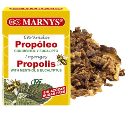 [201082] Caramelos Caja Propoleo Y Mentol Sin Azucar - Marnys
