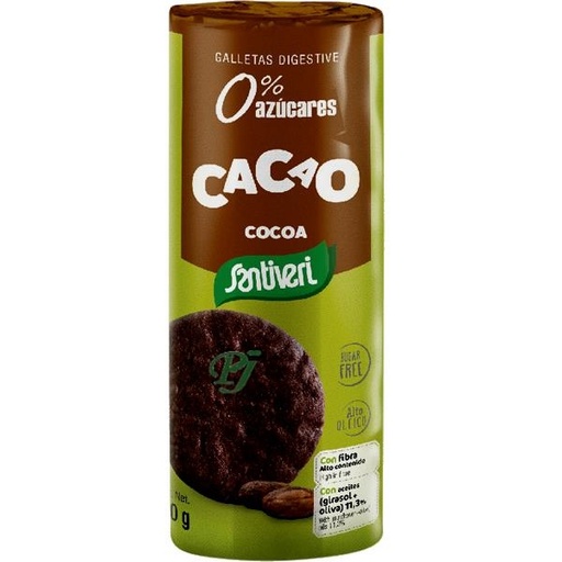 [201594] Galletas Digestive Cacao 200Gr - Santiveri