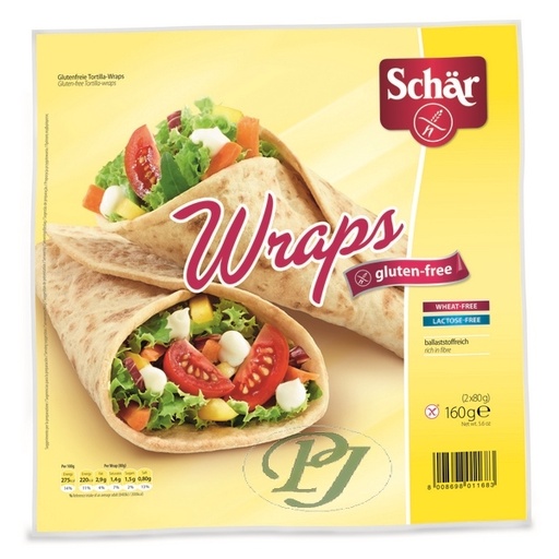 [202299] Wraps Tortitas 2 Uds. 160Gr - Schar