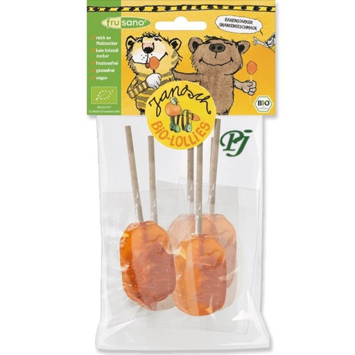 [202627] Piruletas De Naranja Bio 60Gr  - Frusano