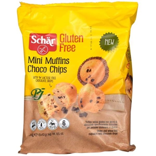[202719] Mini Muffins Choco Chips 6 Uds - Schar