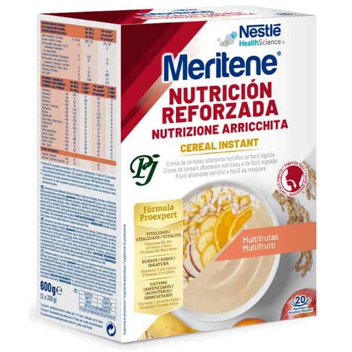 [202884] Meritene Papillla De Cereales Multifrutas 2X300Gr - Nestle Health