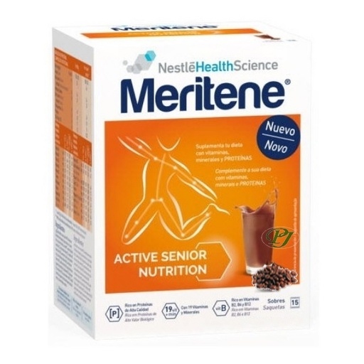 [203062] Meritene Batido Cafe Descafeinado 15 Sobres - Nestle Health