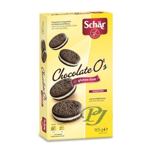 [203475] Galletas Chocolate O´S (Disc) 165Gr - Schar