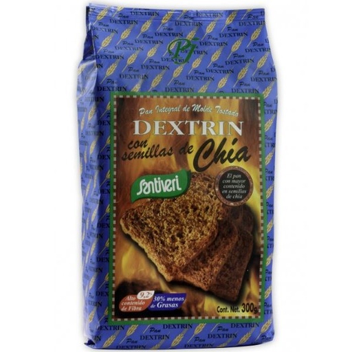 [203786] Pan Dextrin Con Chia 300Gr - Santiveri