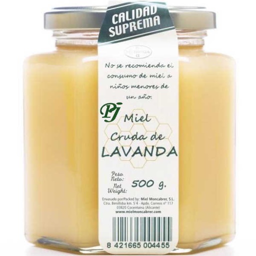 [203814] Miel Cruda Espliego 500Gr - Moncabrer