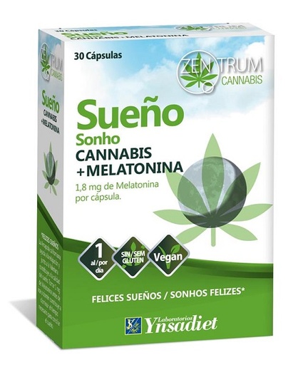 [0505115] Sueño Con Cannabis+Melatonina 30 Caps. Zentrum