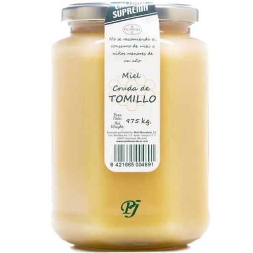 [203876] Miel Cruda Tomillo 975Gr - Moncabrer