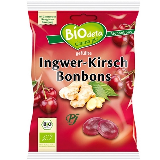 [204059] Caramelos Jenjibre Y Cereza Bio 75 G. - Biodeta