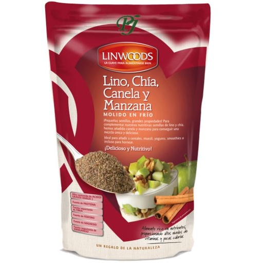 [204325] Semillas De Lino, Chia Con Manzana Y Canela - Linwoods