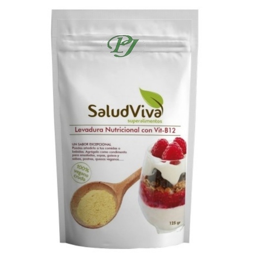 [204478] Levadura Nutricional Con Vitamina B-12 125Gr - Saludviva