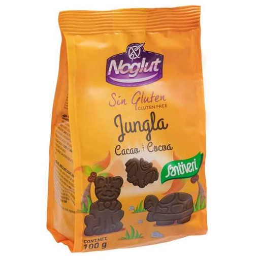 [204482] Galletas Dinos Jungla Cacao Noglut - Santiveri