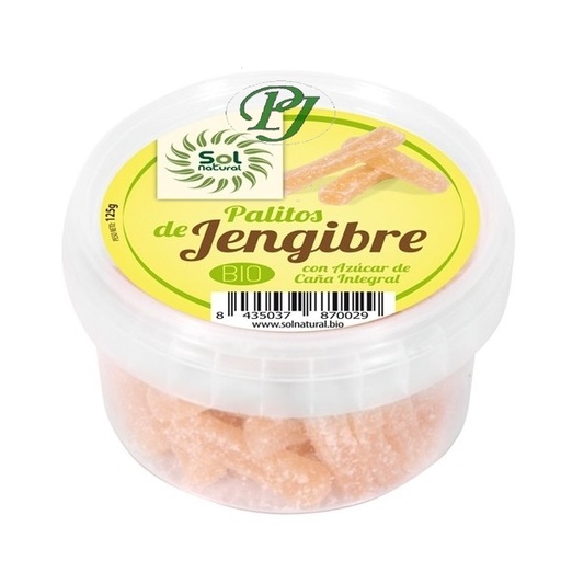 [204566] Palitos De Jengibre 125Gr - Solnatural