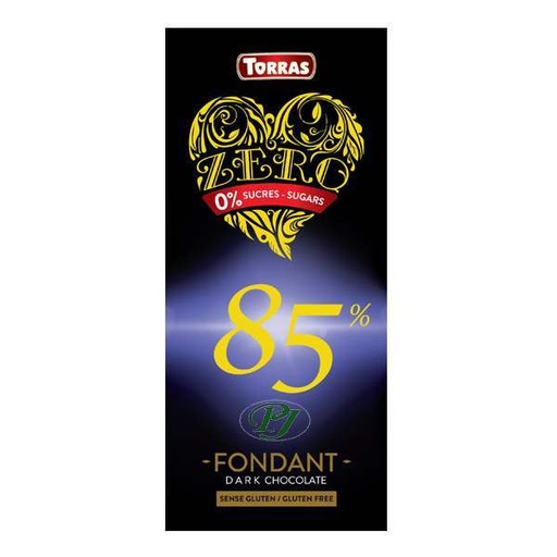 [204648] Chocolate 85% Cacao 0% Sin Azucar 100Gr - Torras