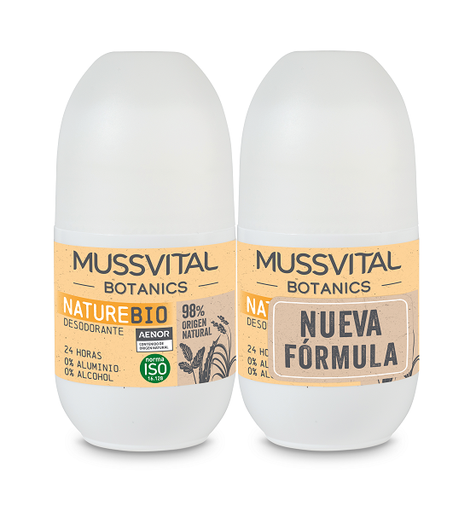 [1301206] Mussvital Botanics Desodorante Nature Roll-On Pack