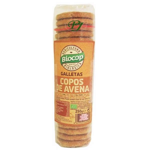 [204720] Galletas Copos De Avena Integral 250 G. - Biocop