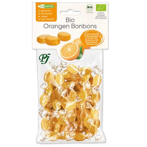 [204915] Caramelos Naranja Bio 85Gr - Frusano