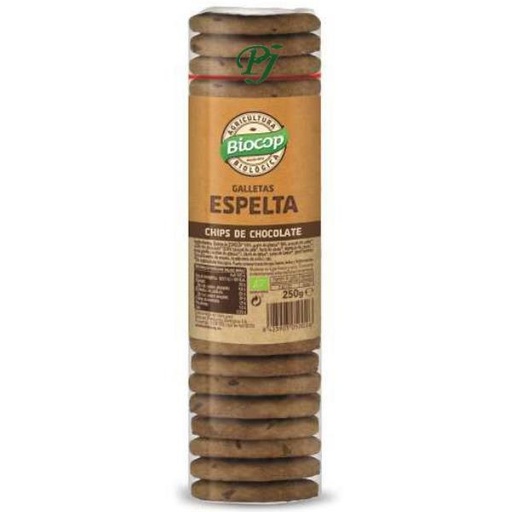 [204920] Galletas Espelta Chips Chocolate 250 G. - Biocop