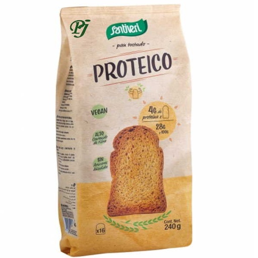 [205183] Pan Tostado Proteico 240Gr - Santiveri
