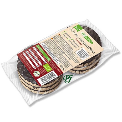 [205330] Tortitas De Arroz Choco Negro Bio 100Gr - Frusano
